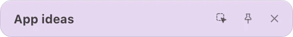 Note collapsed to a single title bar